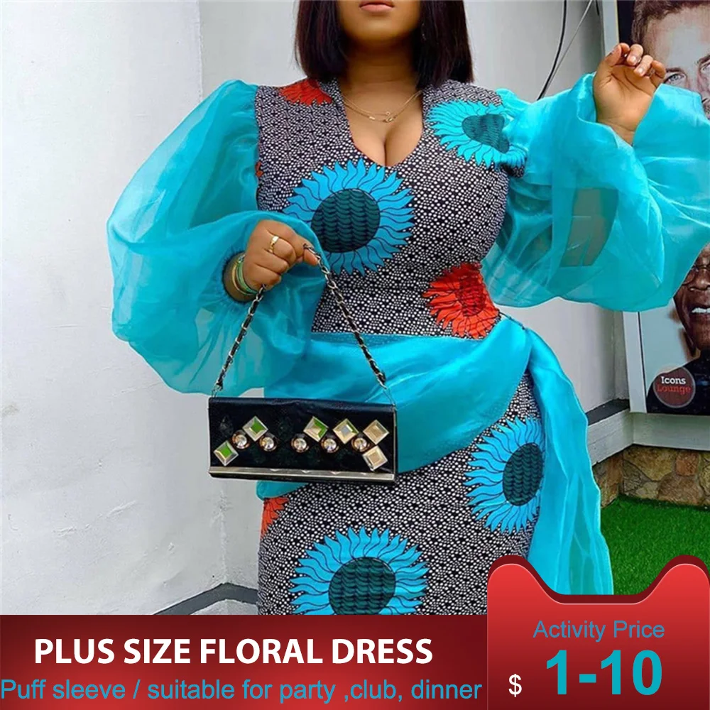 Женское винтажное платье средней длины с принтом элегантное вечернее в