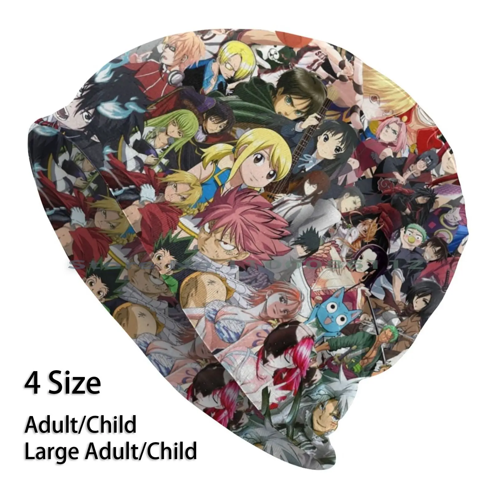 

Anime Manga Beanies Knit Hat Anime Manga Brimless Knitted Hat Skullcap Gift Casual Creative