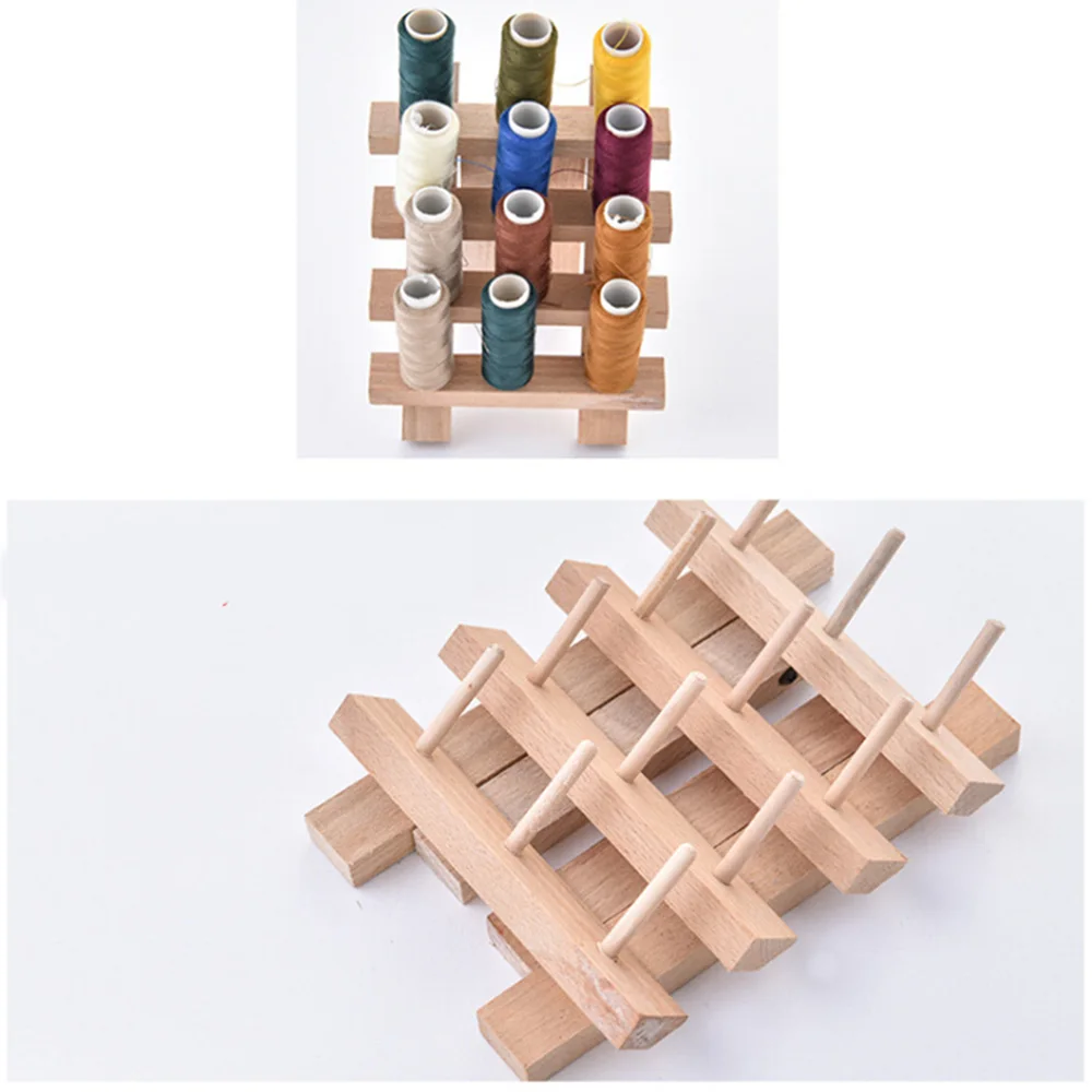 2019 оригинальная складная деревянная стойка для ниток хранения органайзер