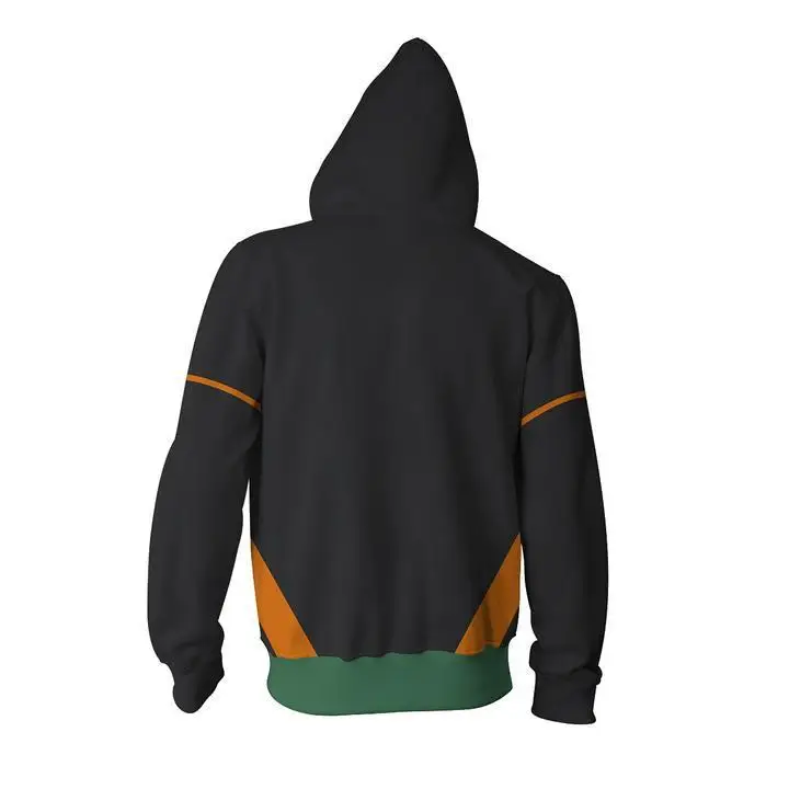 My Hero Academia Bakugou Katsuki Cosplay Costume Hoodies 3D printed zip-up hoodies for men women sport sweater | Тематическая