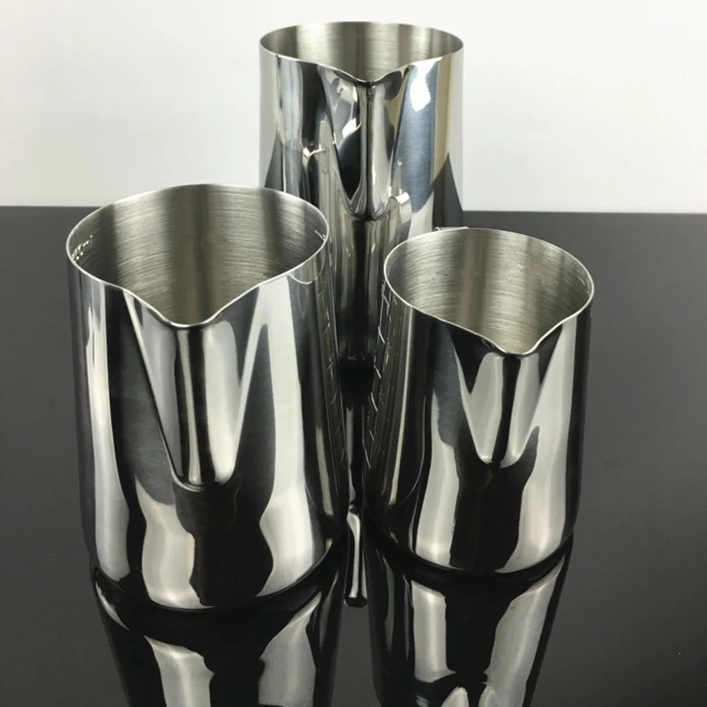 

Stainless Steel Milk frothing Jug Coffee Pitcher Clear Scales Craft Coffee Latte Tool Cafe Gadgets