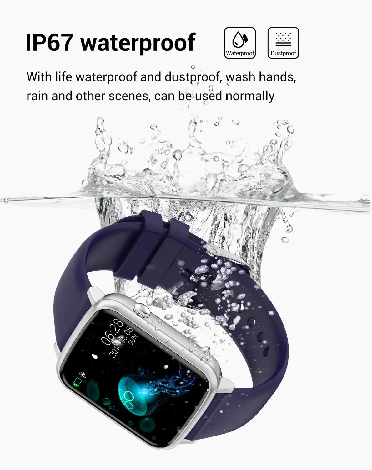 Профессиональный водонепроницаемый смарт-браслет спортивные часы монитор сна