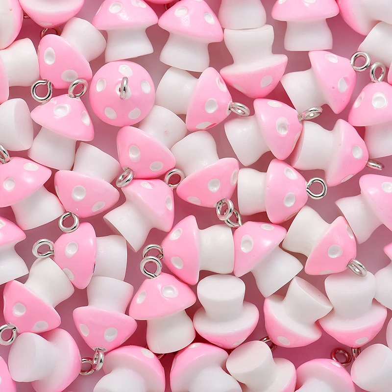 10 шт. подвески в виде грибов 6 цветов