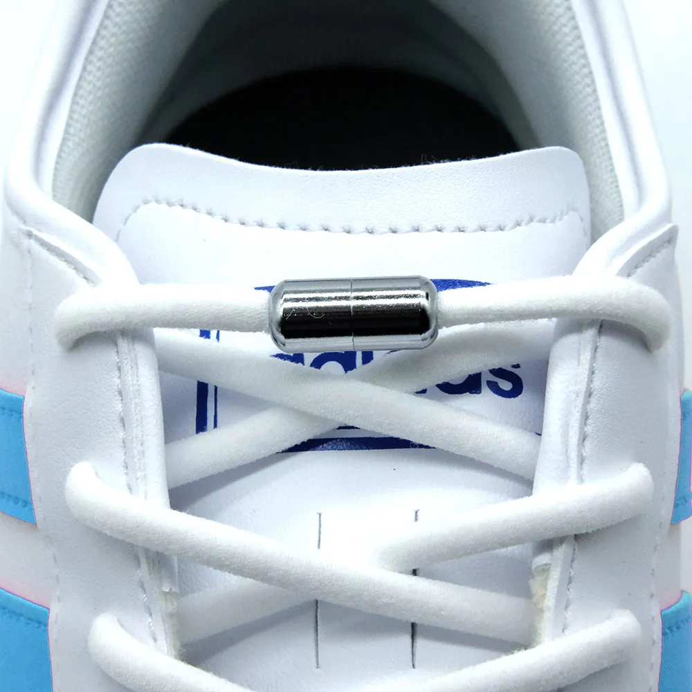 

1 Pair New Elastic Shoe Laces Round No Tie Shoelaces for Kids and Adult Sneakers Shoelace Quick Lazy Laces 16 Color Shoe Rope