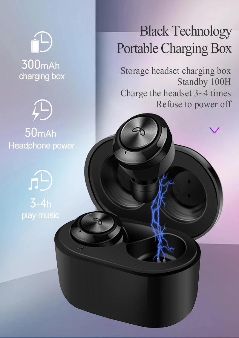 Беспроводные наушники CTYPE 2019 Amazon беспроводные TWS высококачественные Bluetooth