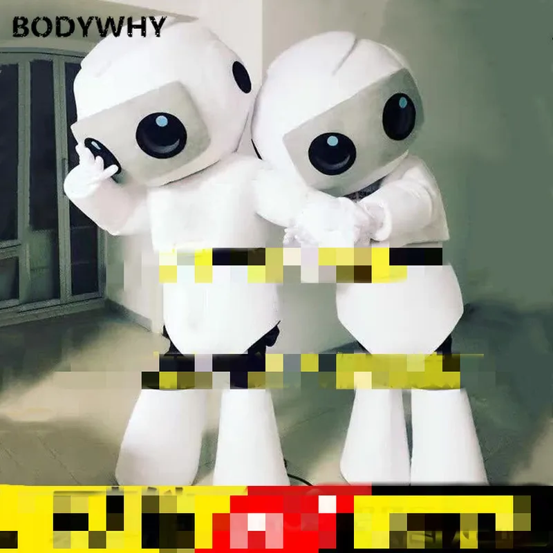 

Robot Cartoon Mascot Costume Suits Cosplay Party Game Dress Outfits Clothing Advertising Promotion Carnival Ad Top