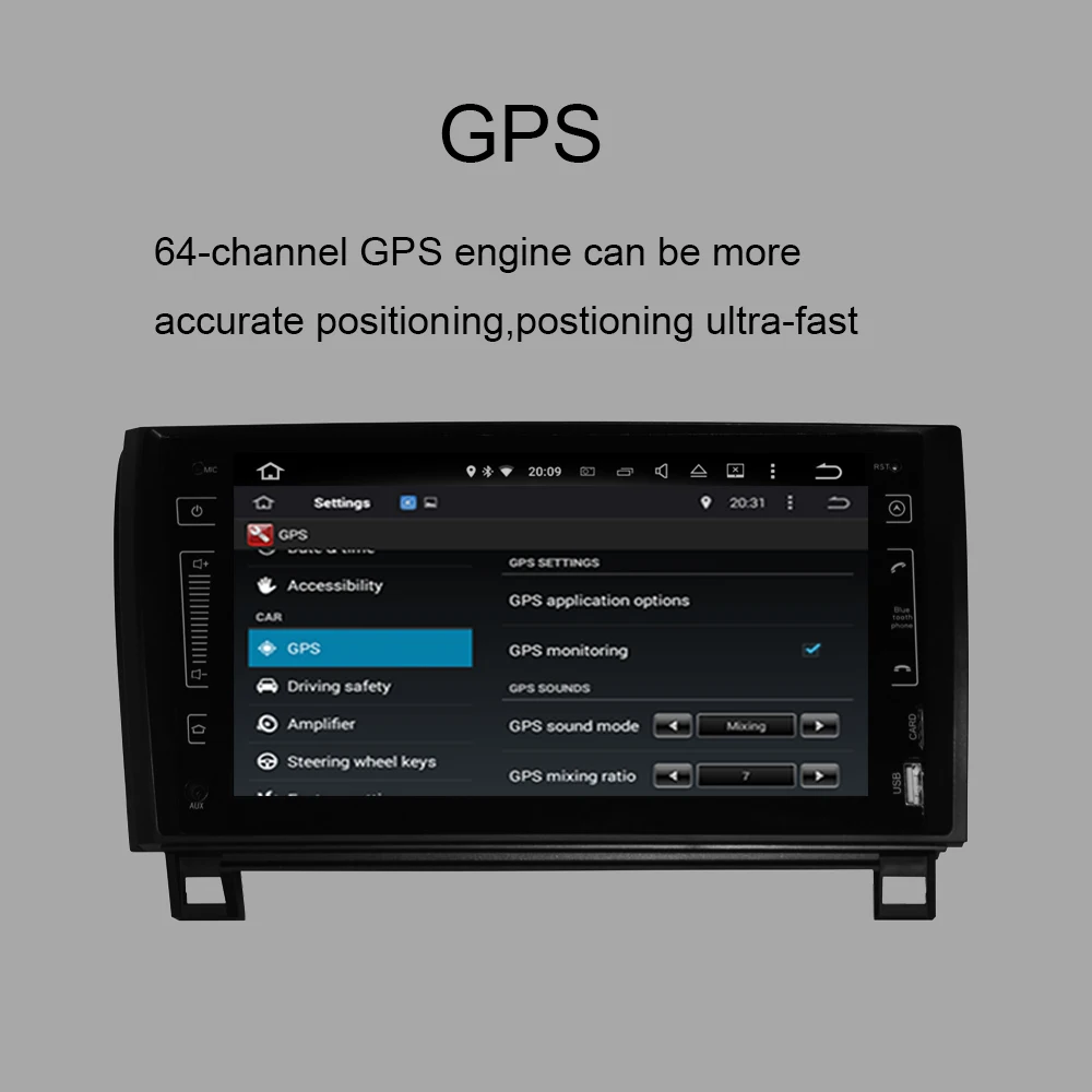 Автомобильный GPS-навигатор для Toyota Tundra/Sequoia 2007-2013 автомобильный радиоплеер с