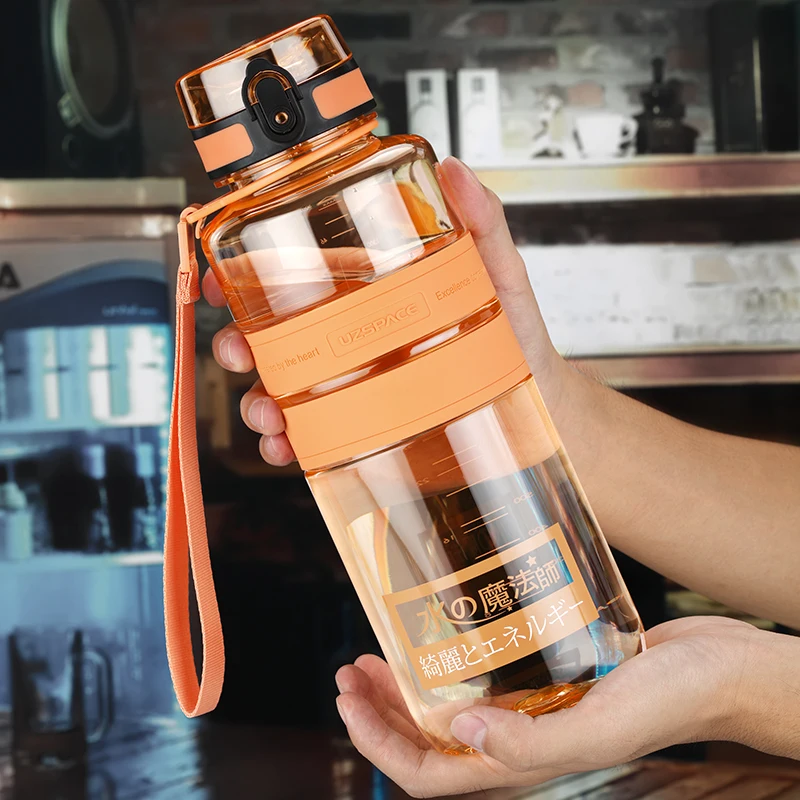 

Sports Glass Water Bottle Chilly Drink Kids Foldable Water Bottle Sipper Children Straw Borraccia Termica Home Decor JJ60WB