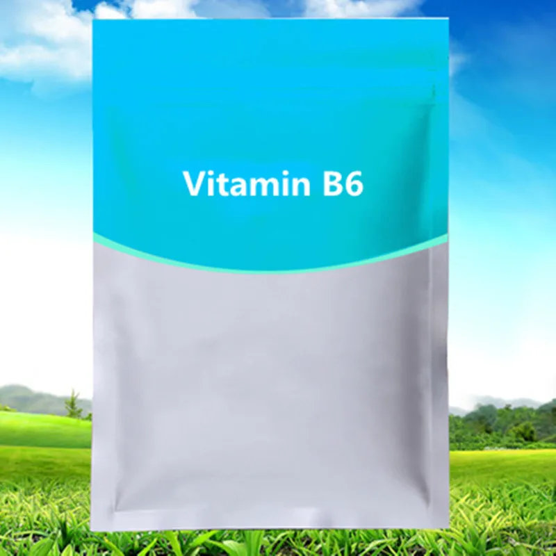 

100 г/500 г/1000 г Водорастворимый Витамин, сырье витамина B6 в порошке, пиридоксин гидрохлорид