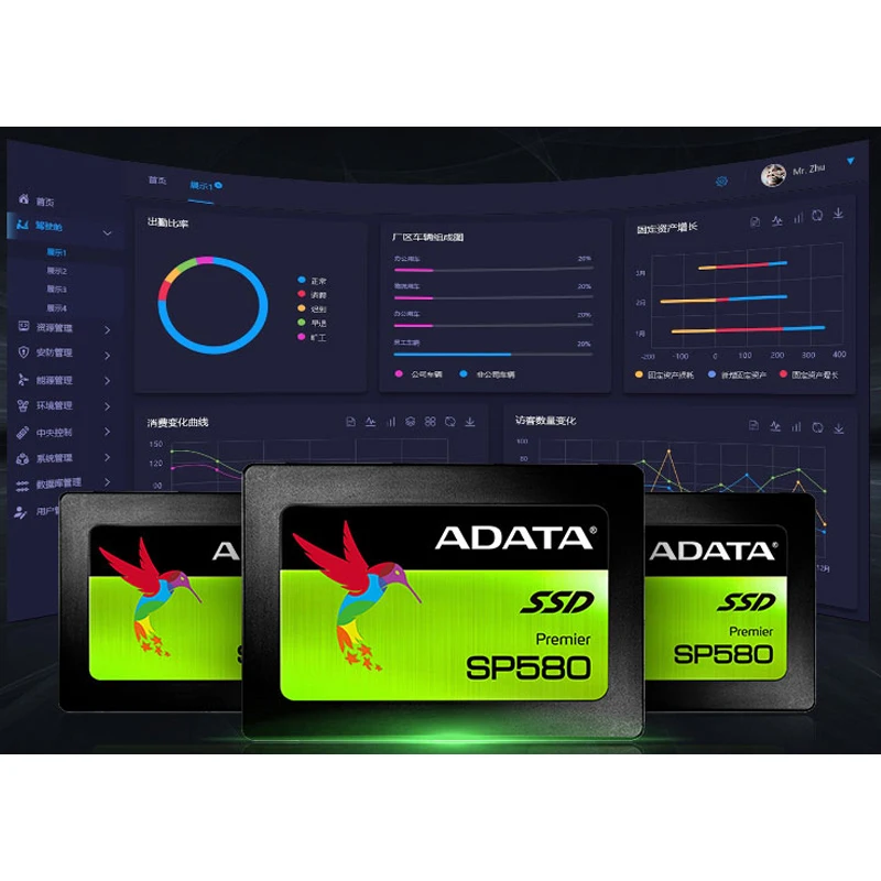 ADATA SP580 SSD PC Desktop 120GB 240GB 2.5 inch SATA III HDD Hard Disk HD Notebook 480GB 960GB Internal Solid State Drive | Компьютеры и