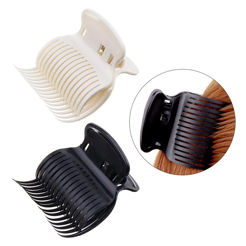 

1Pcs Plastic Hot Roller Super Clips Hair Curler Claw Clamps for Women Beige 2019 New Drop Shipping