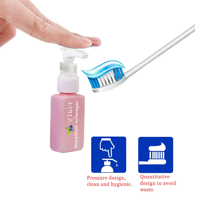 

Stain Remover Whitening Toothpaste Anti Bleeding Gums Press Type Fresh Toothpaste HJL2019