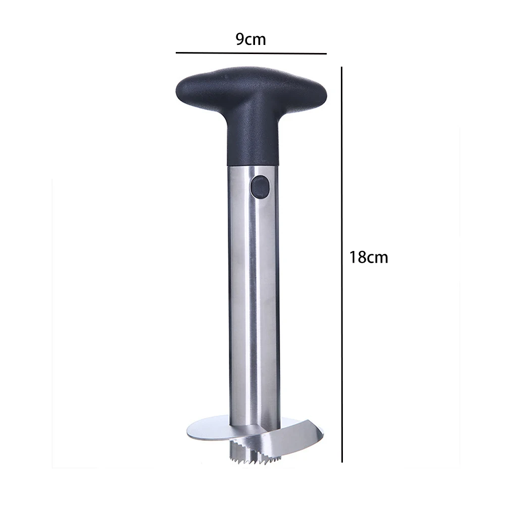 

Pineapple Corer Peeler Cutter Easy Fruit Rotate Clockwise Parer Cutting Tool Non Slip Flexible Handle Peeler Kitchen Gadgets