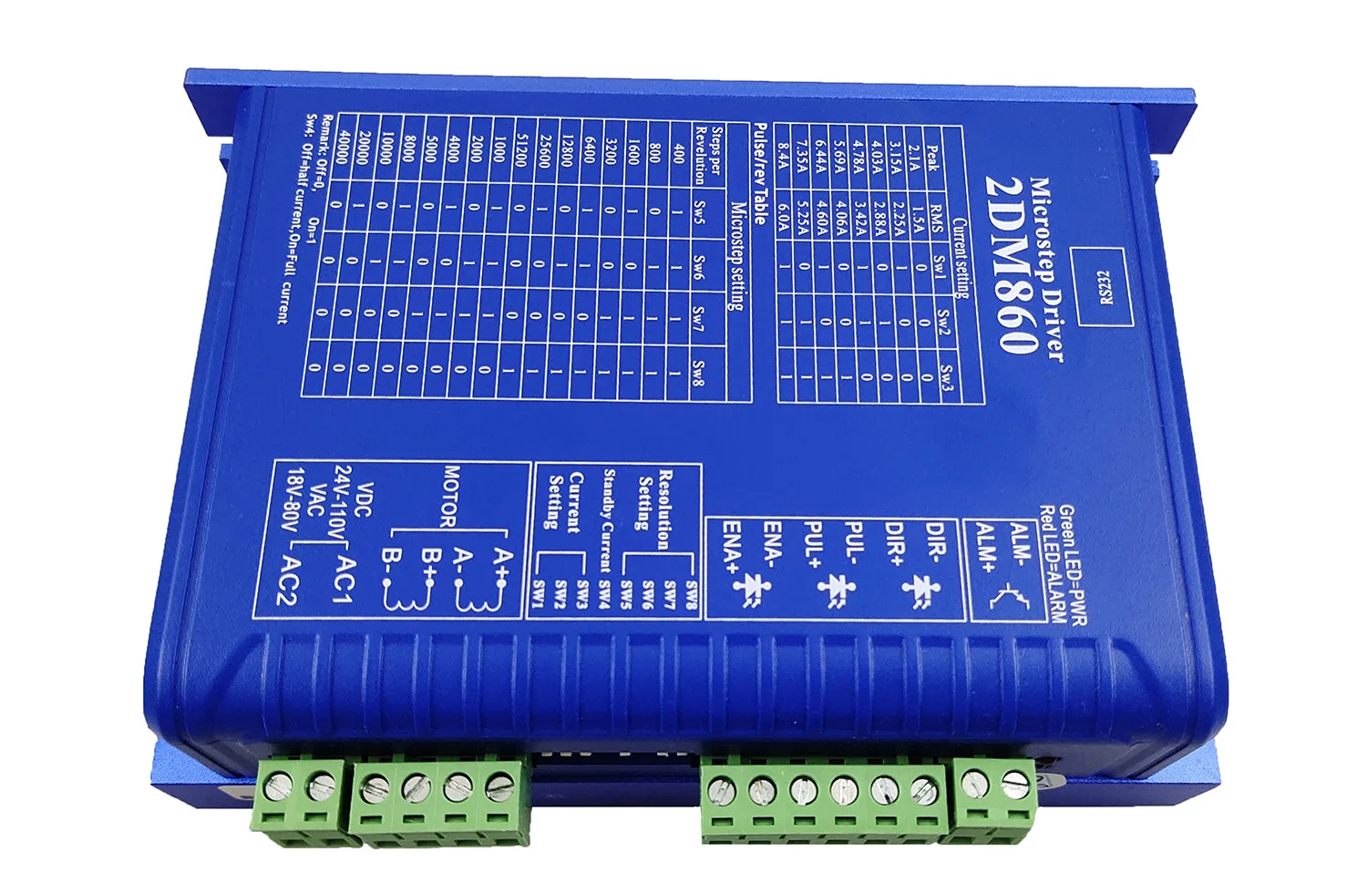 Двухфазный цифровой шаговый двигатель с ЧПУ nema23/34, 2DM860, гравировальный станок, система с ЧПУ, Драйвер шагового двигателя JMC
