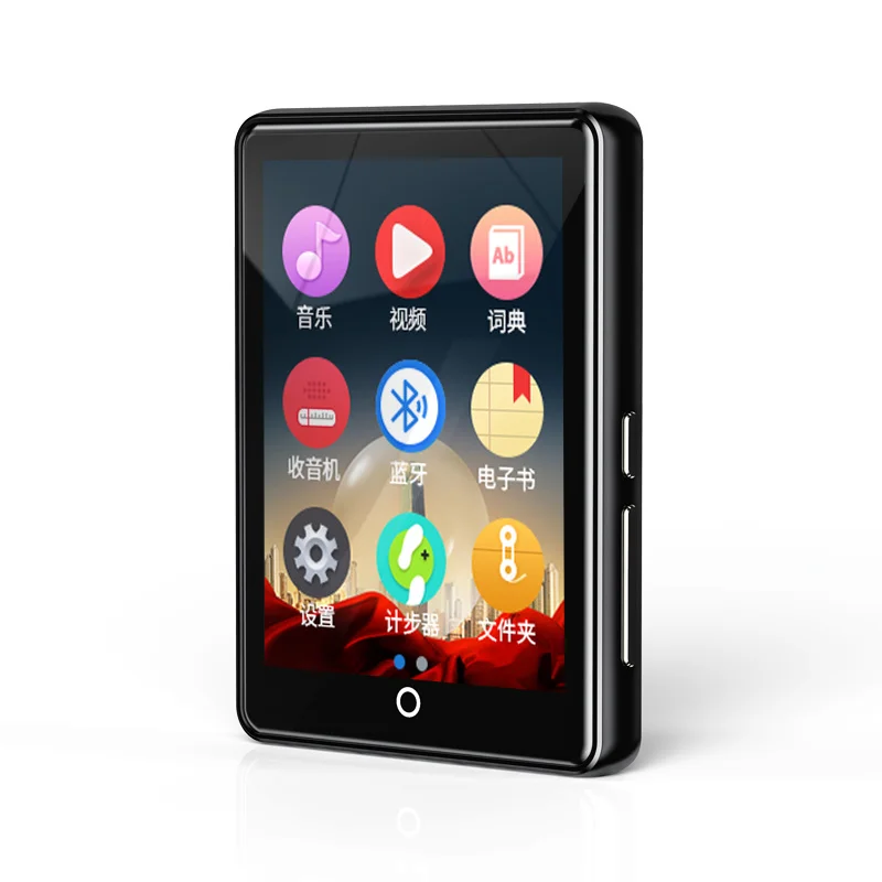 Ruizu M7 металлический MP4-плеер Bluetooth 5 0 Built-in динамик 2 8 дюймов большой сенсорный