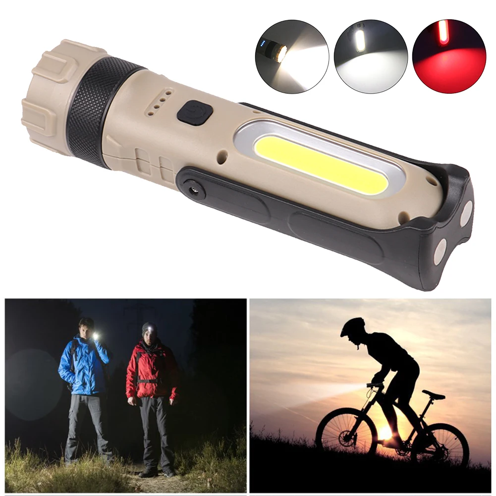 Small USB L2 COB LED Magnetic Work Light Lamp Flashlight Inspect Torch | Освещение