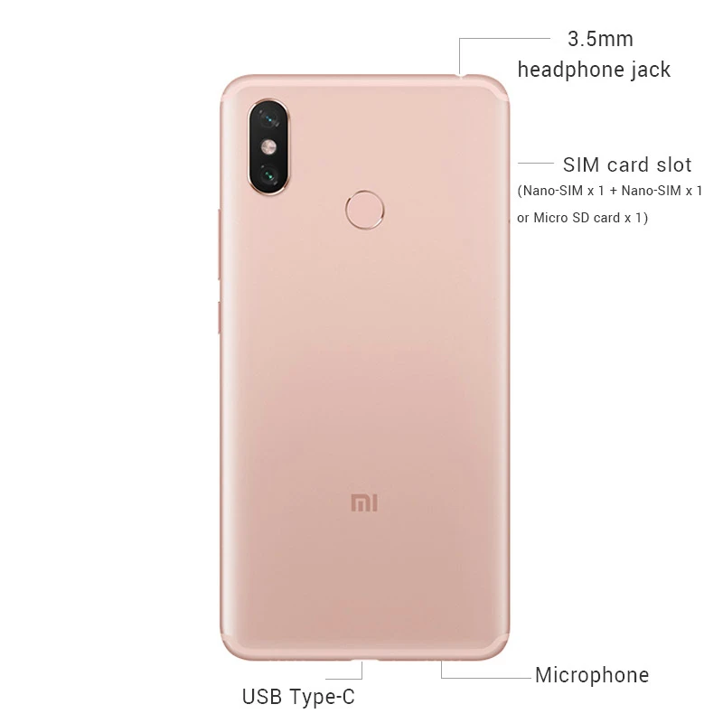 Глобальная версия мобильных телефонов Xiaomi Mi Max 3 4 ГБ 64 Восьмиядерный Snapdragon 636 5500