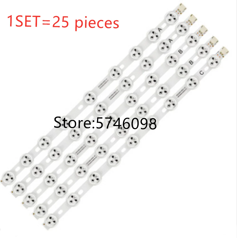 NEW LED backlight strip For 40&quot NDV REV1.0 ABC 39PF3025D 40L1333DB P40LED13 VES390UNDC-01 VES400UNDC-01 VES400UNDS-02 03 | Мобильные