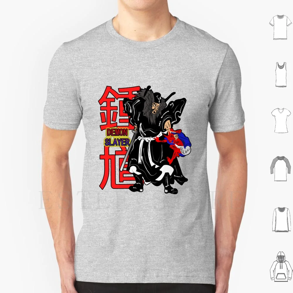 Футболка Shoki The Demon с принтом хлопок Япония демон Oni Akuma Hannya японский Бог