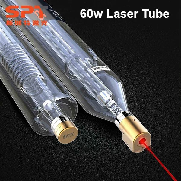 Высокое качество видимая 60 Вт лазерная трубка красная точка лазер 10 месяцев