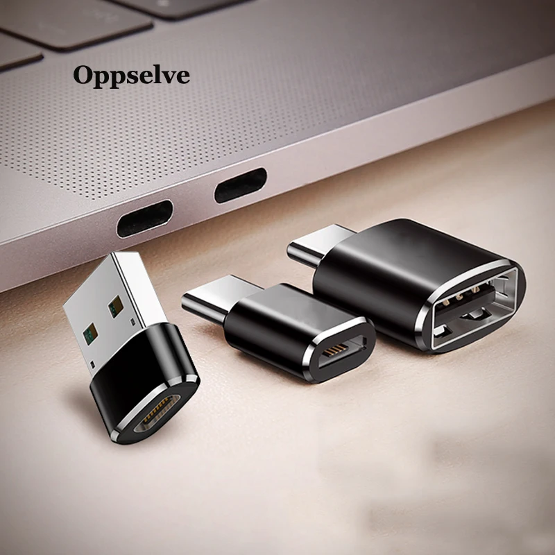 Адаптер OTG конвертер Micro USB к Type C для Macbook Samsung S9 S8 Oneplus 2 3 USB|Переходники и адаптеры| |