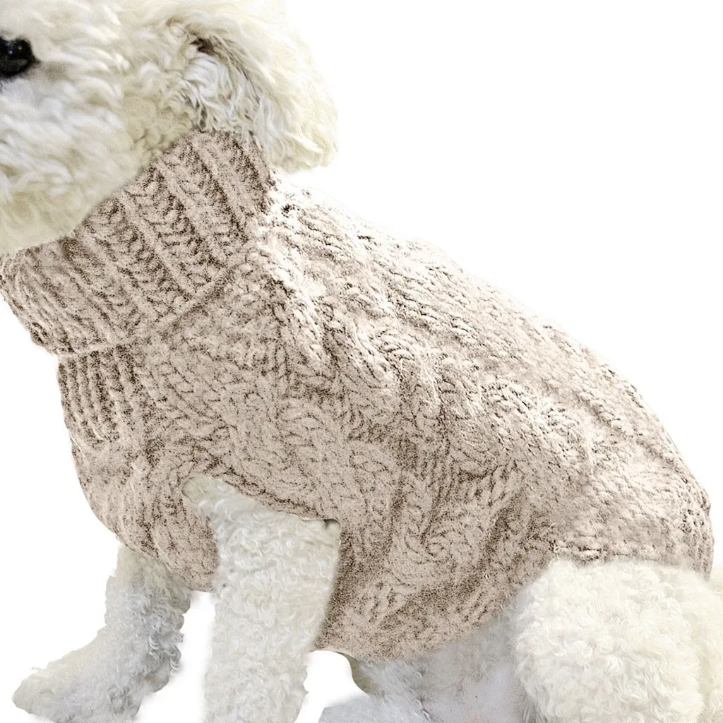 

Dog Turtleneck Knitted Dog Cat Sweater Clothing Turtleneck Keep Warming Pet Products Winter Puppy Knitted Dog Sweater