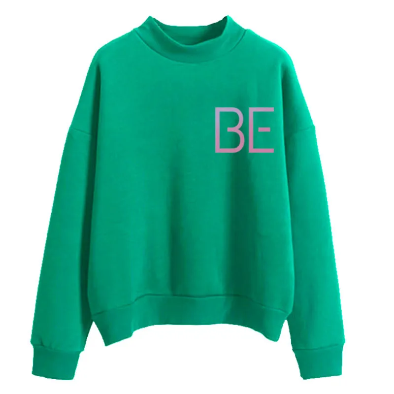 

Large Size Colored Small BE Letters Hooded Pattern Boy Girl Winter Sweatshirts Pullovers Lover Harajuku Street Hooded Oversized