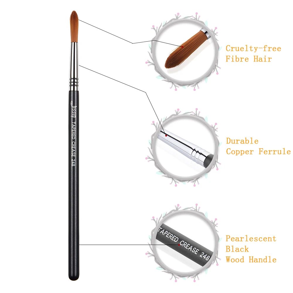 Jessup коническая складка одна Кисть для макияжа консилер 1 шт. высокое качество