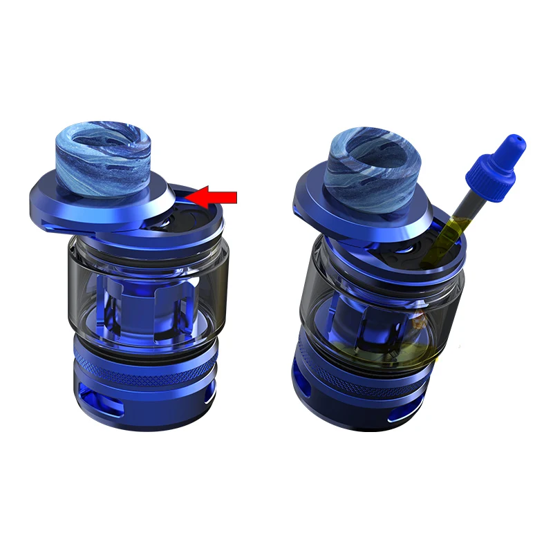 Оригинальный OFRF nexMESH Sub Ohm бак 5 мл/4 мл атомайзер с 0 2 A1 катушкой + 15 SS316 коническая