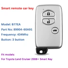 Ключ дистанционный CN007171 для Toyota Land Cruiser 2008 +, 3 кнопки, чип P1 98 4D-67, 433 МГц, FCC: B77EA PN 89904-60A91
