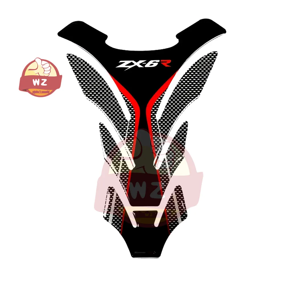 3d-наклейка на бак мотоцикла защитная наклейка чехол для Kawasaki ZX6R ZX-6R Tank |