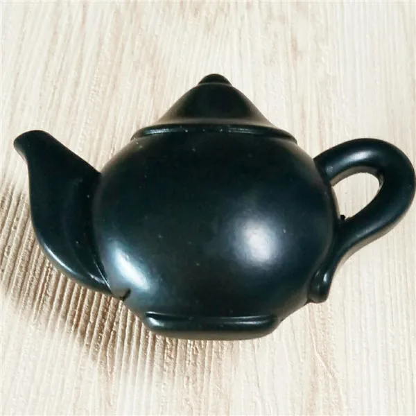 Black 2pcs 2шт цинковый сплав Черный Кофе чайник антикварная мебель ручки сплав ящик двери шкаф ручка для дверцы шкафа - Цвет: Black 2pcs