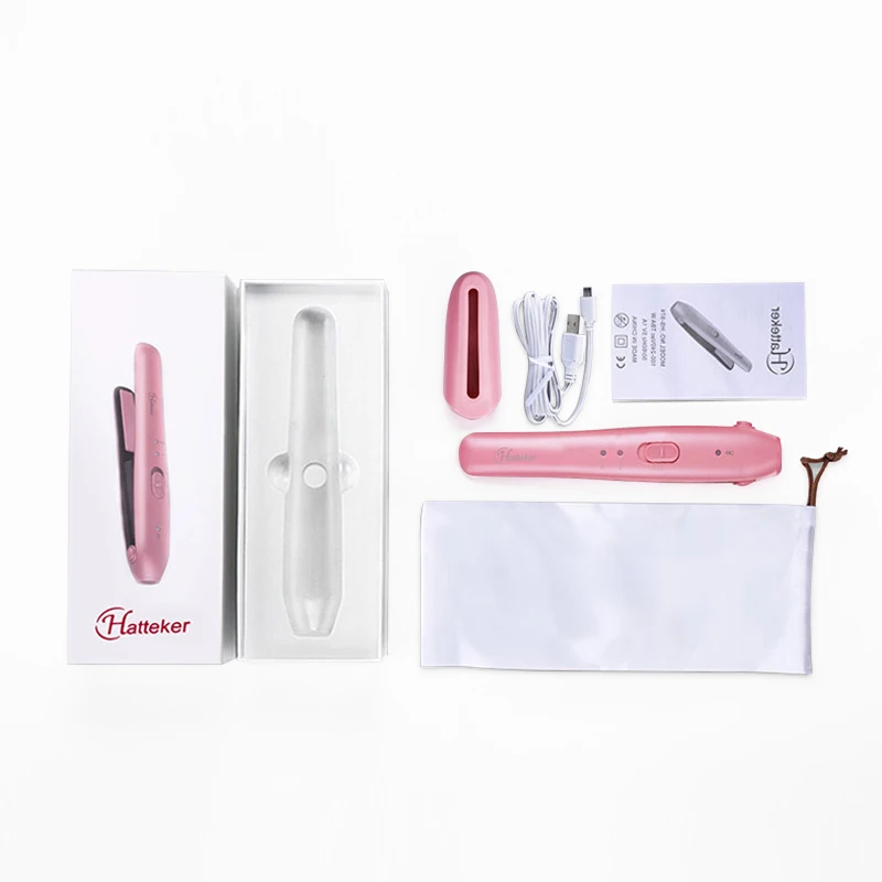 

Cordless Curling And Straightening Iron Rapid Heating Hair Straightener As Power Supply Household DIY Hair Styling Tool 45