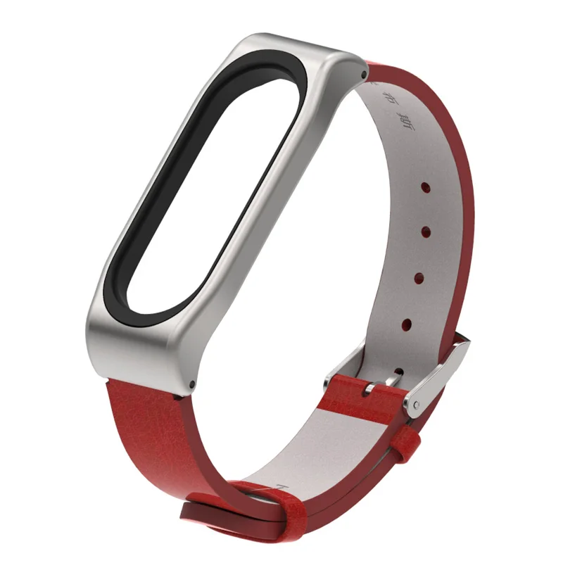 Mi работы из PU искусственной кожи наручные mi Band 3 ремень для Xiaomi band браслет умный