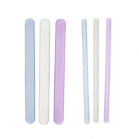 3pcs flat stick and 3pcs round bar crystal epoxy silicone stirring stick for mixing resin making diy crafts