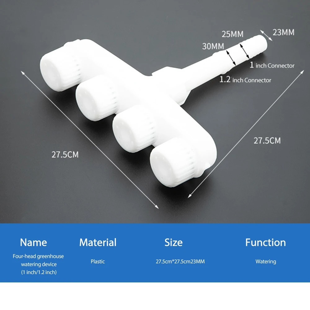 

Agricultural Large Flow Plastic Atomized Sprinkler For Greenhouse Nursery Garden Watering Vegetable Sprinkler Garden Supplies