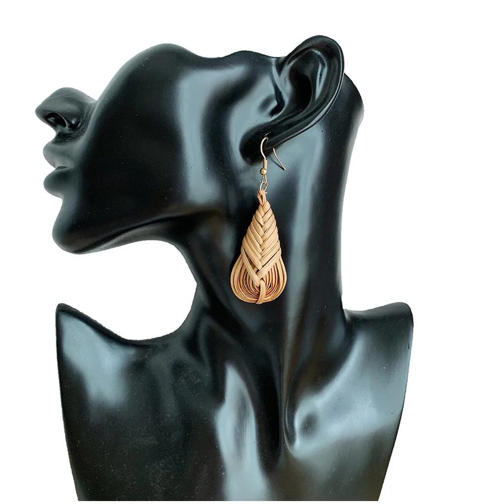 Дропшиппинг Модные женские креативные бамбуковые Ротанговые геометрические