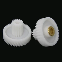 2pcs gears spare parts for meat grinder plastic mincer pinion polaris pmg2039a scarlett sc4248 vitek supra panasonic maxwell