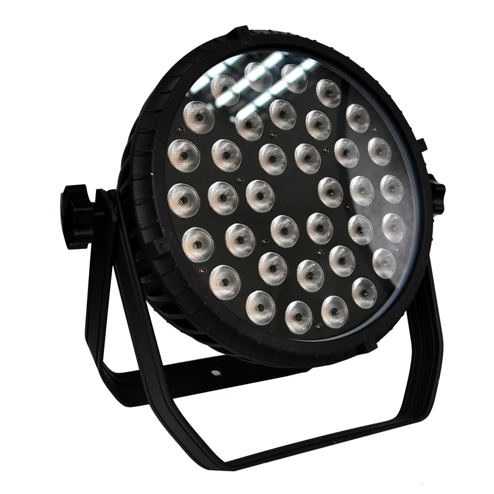 Хорошее качество 36x8 Вт бесшумный плоский светодиодный светильник RGBW цветная