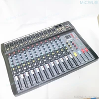 micwl bluetooth 12 channel audio mixer mixing console wireless wired microphone sound mixer one year guarantee