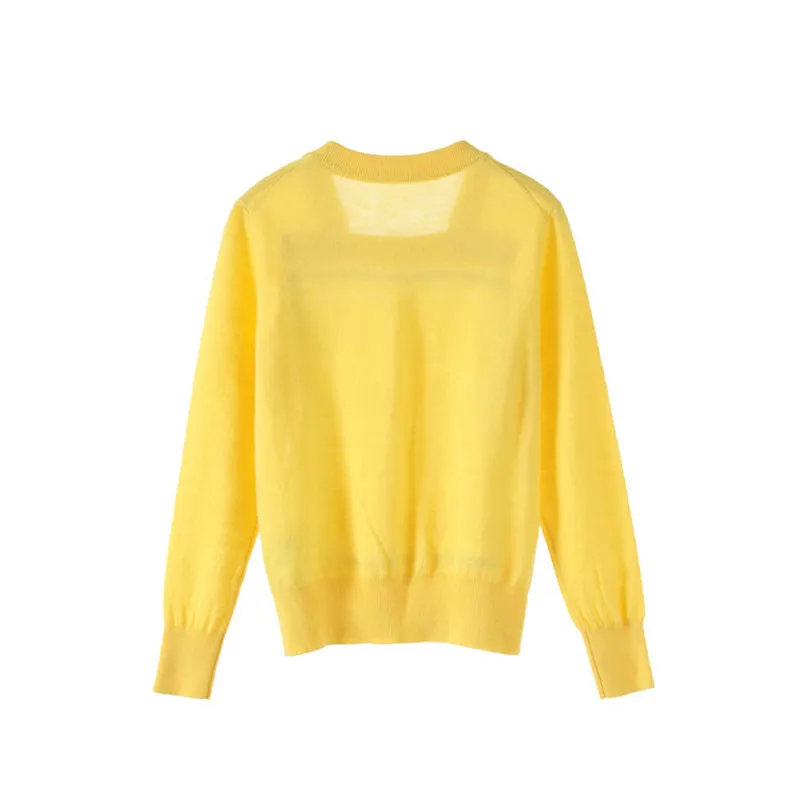 2019 зимний женский вязаный свитер с рождественским принтом пуловеры желтый