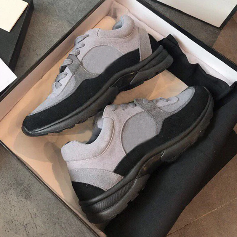 

Brand Designer Platform Vulcanized Shoes Women Genuine Leather Sneakers 2021 Fashion Sports Shoes Casual Lace Up Ladies Trainers