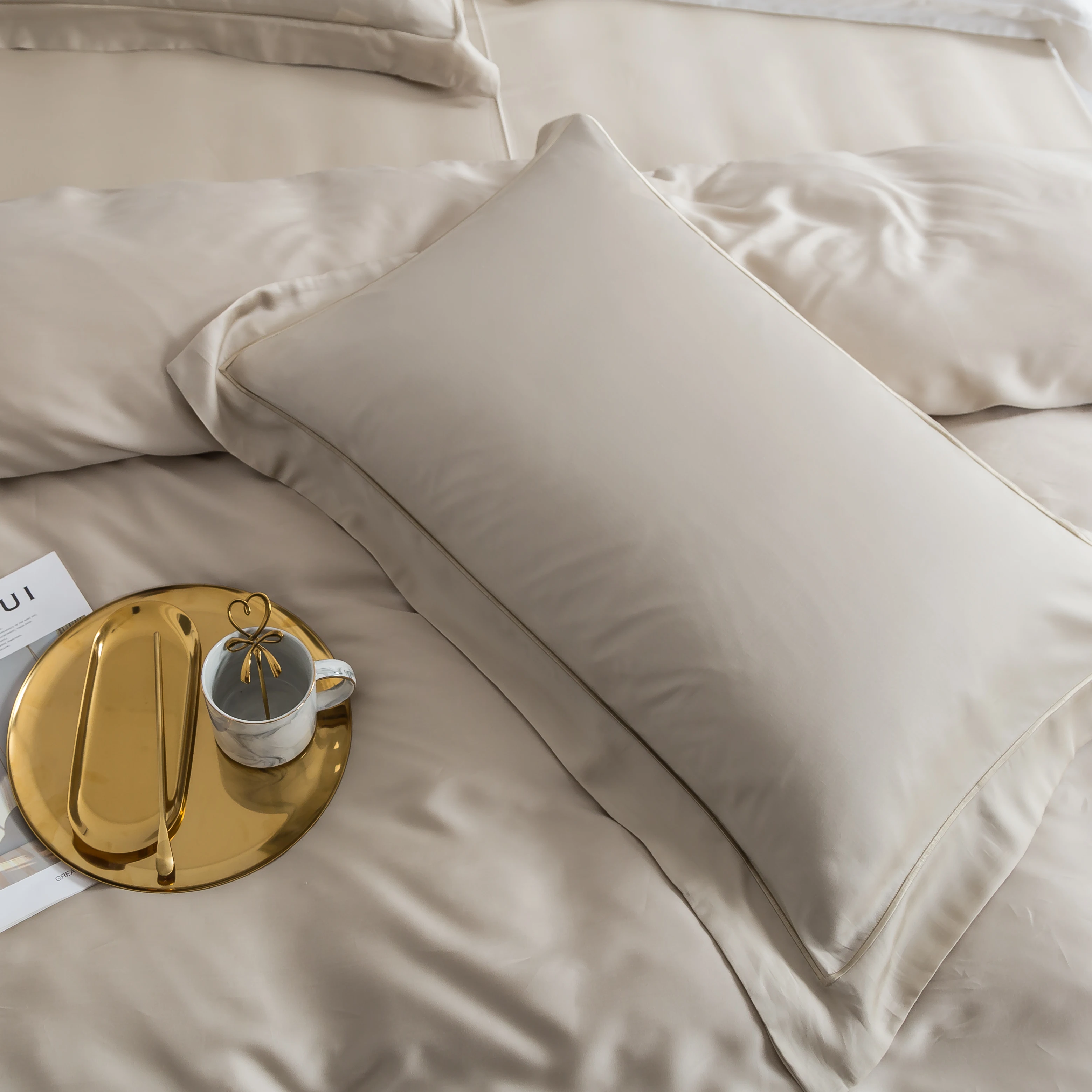 Наволочка для постельного белья из 100% шелка 48x74 см | Дом и сад