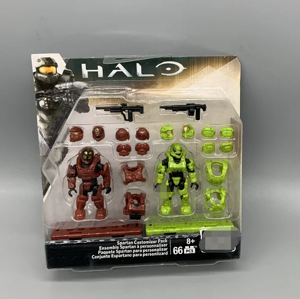 1 компл. 15 см Подарочная коробка Halo Master John soilder все части фигурка Коллекционная кукла UNSC твердый ПВХ Спартанский замок главный-er модель игрушки