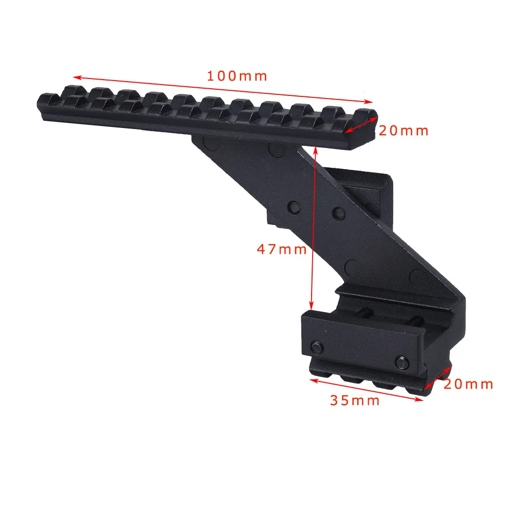 

Universal Tactical Glock Metal Bracket Universal Expansion Rail Light Accessories Aluminum Mount For Glock 17 Accesorios