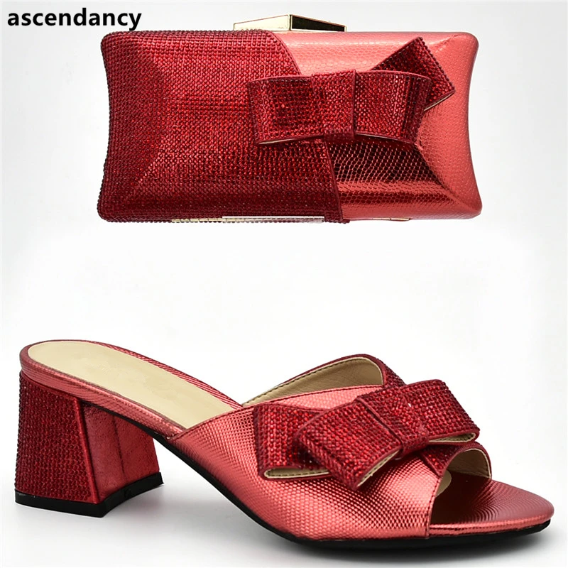 Новейший дизайн африканские женские свадебные туфли без шнуровки женская обувь