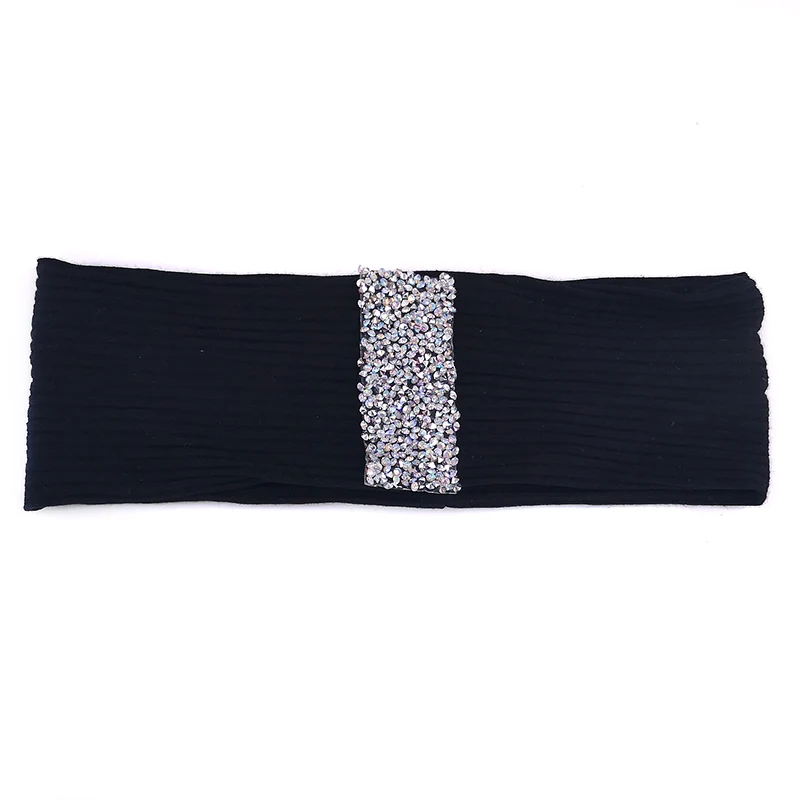 Женская головная повязка с стразами «Хэдвэр 2019» новинка винтажная хлопковая ребристая заколка для волос для девочек тюрбан для женщин.