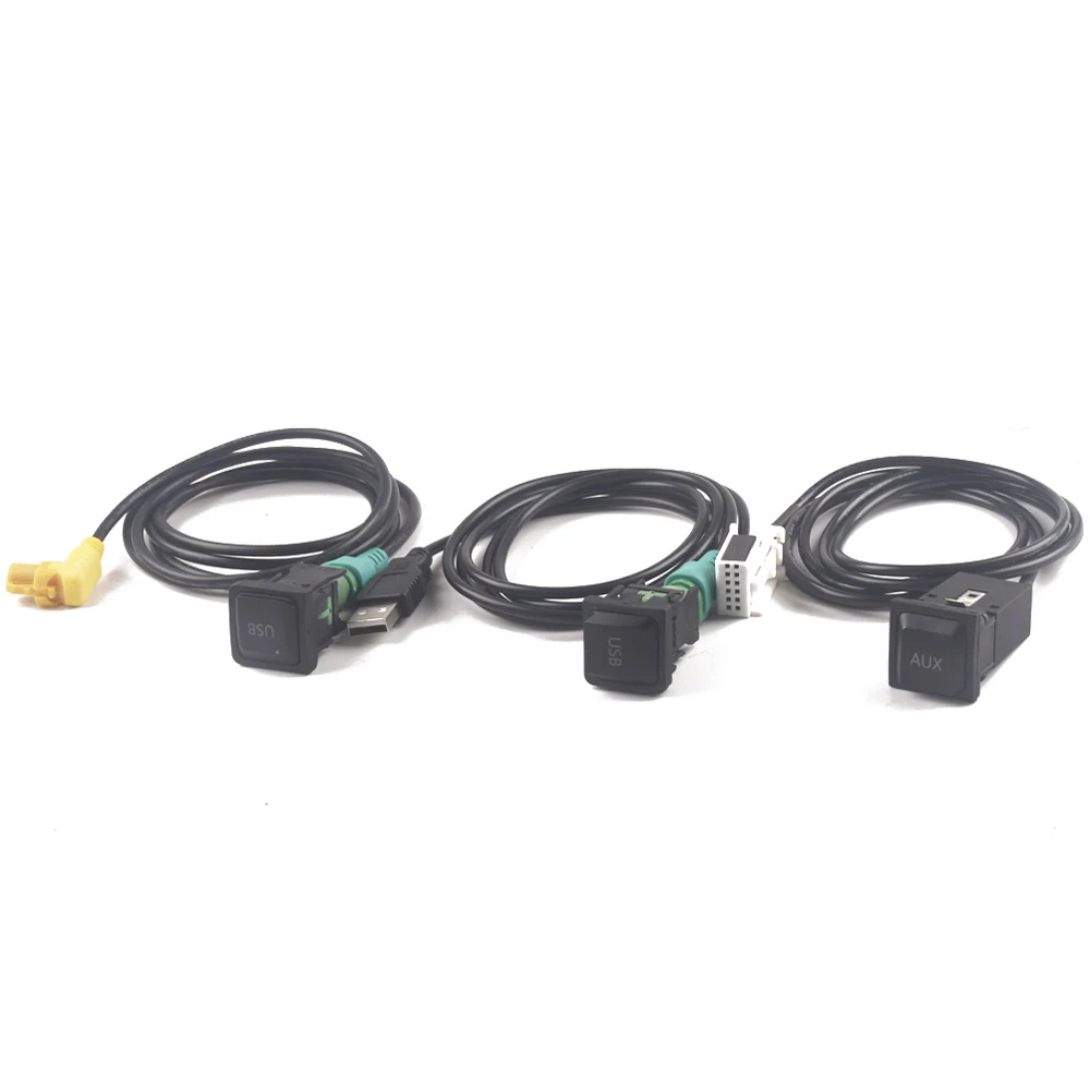 Автомобильный адаптер Aux-входа переключатель и кабель usb для Volkswagen VW GOLF MK6 JETTA MK5 RCD510 RNS510 Tiguan Passat 5KD035724A