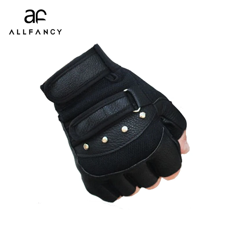 ALLFANCY Перчатки для фитнеса солнцезащитные Нескользящие мужские гантели занятий