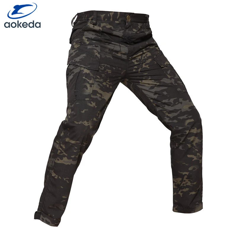 Мужские камуфляжные Тактические Штурмовые брюки водонепроницаемые и носимые